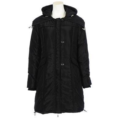 Women's Excelled® Quilt Stadium Coat, Black - 218284, Insulated Jackets ...