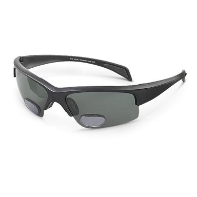BlueWater Polarized Bifocal Sunglasses, Half Frame