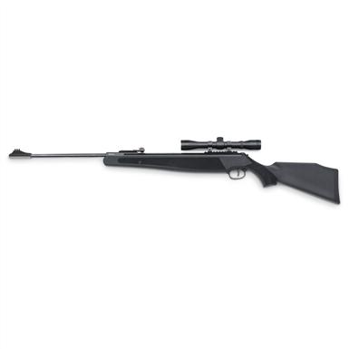 Ruger Air Magnum Break Barrel Spring Piston Air Rifle, .22 Caliber, 4x32mm Scope, Automatic Safety
