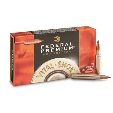 Federal Premium Vital-Shok, .308 Winchester, Trophy Copper BT, 165 ...