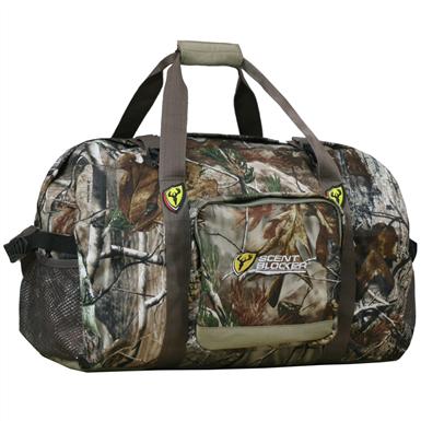 Scent Blocker Camo Duffle Bag 235154 Dry Bags Sacks At Scent Blocker Camo Duffle Bag Mossy Oak Break Up