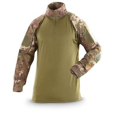 Mil-Tec Arid Tactical Warrior Shirt, Woodland Camo