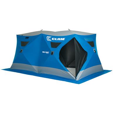 Clam™ Bigfoot™ XL6000 8x14' Pop - up 8 - angler Ice Shelter - 229817 ...