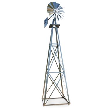 Galvanized Steel Backyard Windmill - 230787, Weather Stations At 