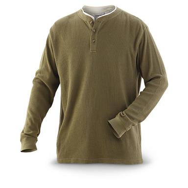 Smith's™ Double Thermal Henley - 231194, Shirts at Sportsman's Guide
