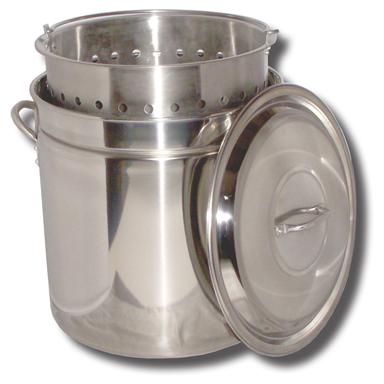 King Kooker 24 Quart Stainless Steel Boiling Pot