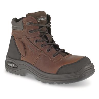 Reebok Men's 6" Composite Safety Toe Sport Work Boots, Dark Brown