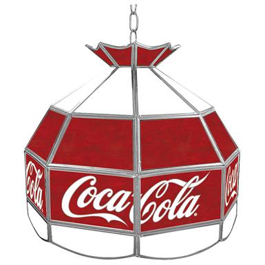 tiffany style coca cola hanging lamp