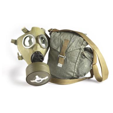 New Polish Military Gas Mask with Bag - 232815, Gas Masks & Chemical ...