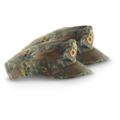 German Military Surplus Field Caps, 2 Pack, New