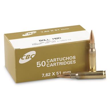 Magtech M80 Ball, .308 (7.62x51mm), FMJ, 147 Grain, 50 Rounds