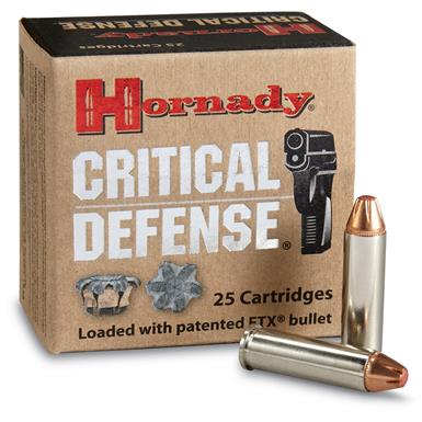 Hornady Critical Defense, .32 H&R Magnum, FTX, 80 Grain, 25 Rounds