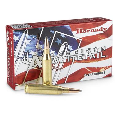 Hornady, American Whitetail, 7mm Remington Magnum, InterLock SP, 139 Grain, 20 Rounds