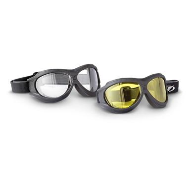BigBen Over Glasses Polycarbonate Goggles, 2 Pack