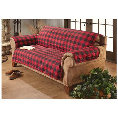 Surefit Cotton Duck Furniture Cover Buffalo Check 235268 Surefit Cotton Duck Furniture Cover Buffalo Check Sofa