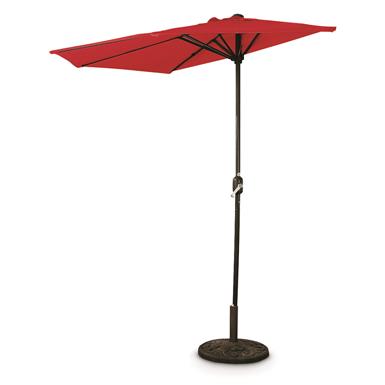 CASTLECREEK 8' Half Round Patio Umbrella