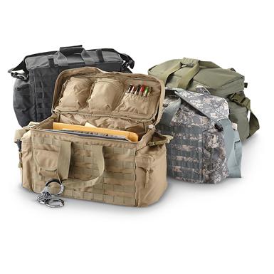 Fox Tactical Deluxe Modular Gear Bag 235813 Backpacks Fox Tactical Deluxe Modular Gear Bag Coyote Front Black Left