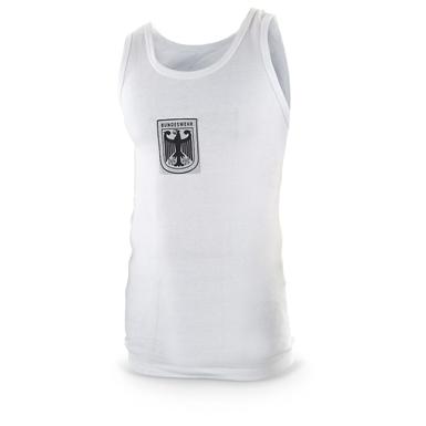 German Military Surplus Tank Top Shirts, 2 Pack, New