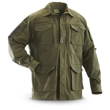 Mil-Tec® Ripstop Commando Shirt / Jacket, Olive Drab - 282360 ...