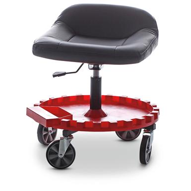 TraXion Monster Rolling Seat with Gear Tray