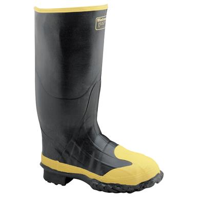 Men's LaCrosse® 16" Meta Work Boots with Steel Toe / Steel Midsole / Full Metatarsal Guard, Black