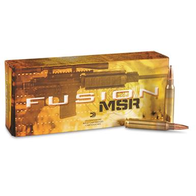 Federal Fusion MSR, .223 Remington, SP, 62 Grain, 20 Rounds
