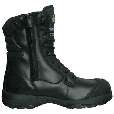 side zip safety toe work boots