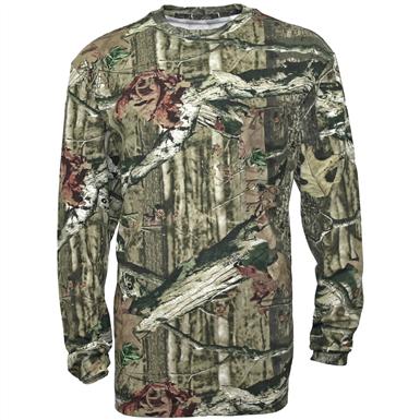 Walls® 10X® Moisture-wicking Mesh Long-sleeve T-shirt, Mossy Oak® Break ...