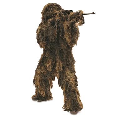 Red Rock Outdoor Gear Woodland Camo Ghillie Suit, 5 Piece
