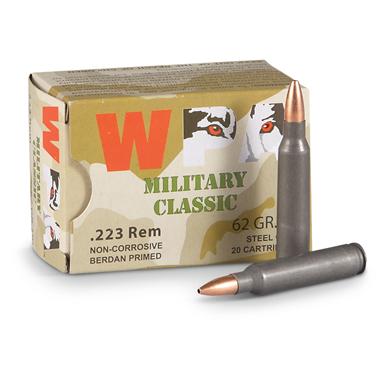 Wolf Military Classic, .223 Remington, HP, 62 Grain, 500 Rounds