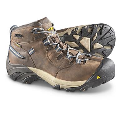 black keen work boots