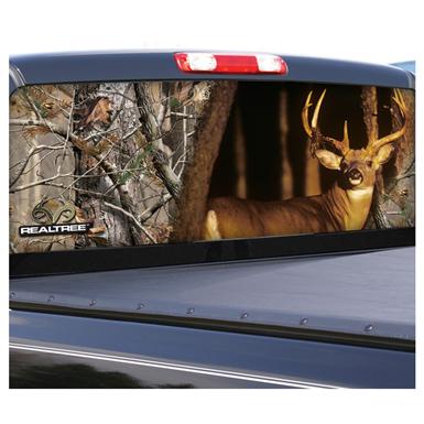 Camowraps® Whitetail Graphic Rear Window Film for Compact Truck ...