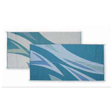8 X20 Reversible Patio Mat 425721 Rv Outdoor Furnishings At Reversible Patio Mat Green Blue Flare