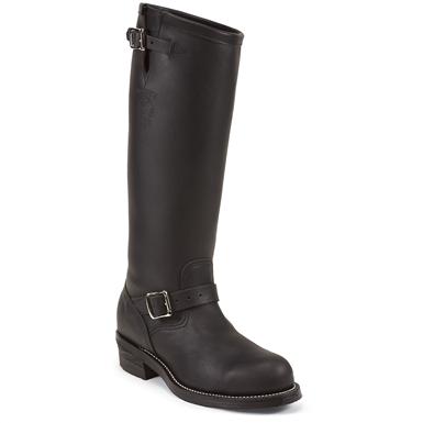 chippewa men's engineer steel toe motorcycle boots