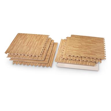 8 Pc Wood Grain Eva Foam Mats Print 578642 Garage 8 Pc Wood Grain Eva Foam Mats Print