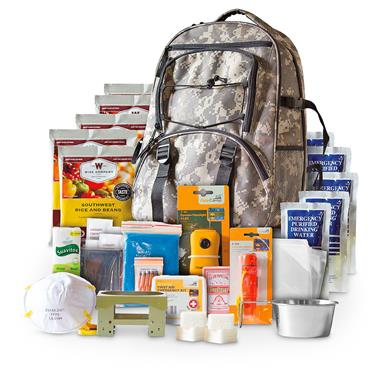 ReadyWise Company Food 5-Day Emergency Survival Backpack, 64 Pieces