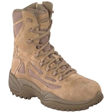 Women's Reebok® Composite Toe 8" Side Zip Stealth Boots