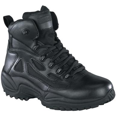 Men's Reebok® 6" Stealth Side Zip Tactical Boots, Black
