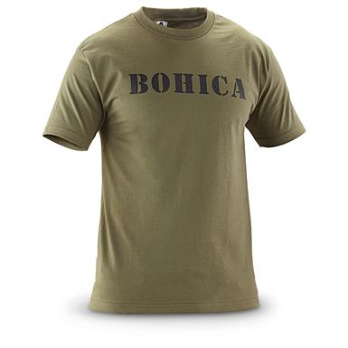Men's Military Acronym Olive Drab T-Shirts, 3 Pack