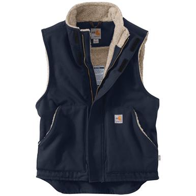 Carhartt® Flame Resistant Mockneck Sherpa-lined Vest - 587955, Vests at ...