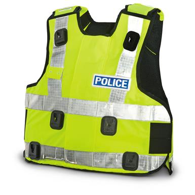 Used British Hi-Vis Ballistic Police Vest - 590611, Tactical Clothing ...