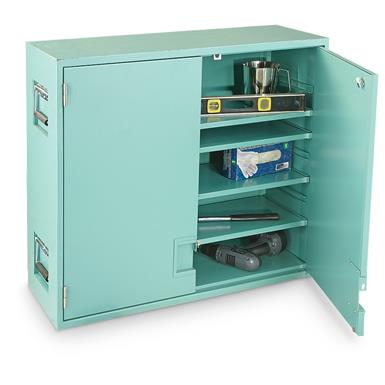 U S Military Surplus Wall Mount Medical Cabinet Used 592329 U S Military Surplus Wall Mount Medical Cabinet Used