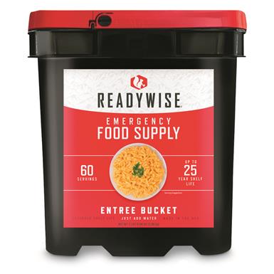 Wise Foods Entree Only Grab & Go Emergency Food Supply, 60 Servings