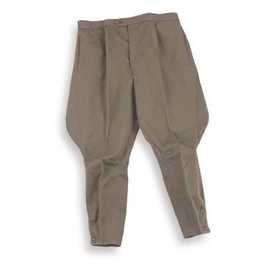 East German Military Surplus Riding Pants, 3 Pack, New