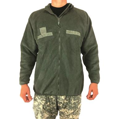 U.S. Military Surplus EWOL Polartec Fleece Liner Jacket, Used