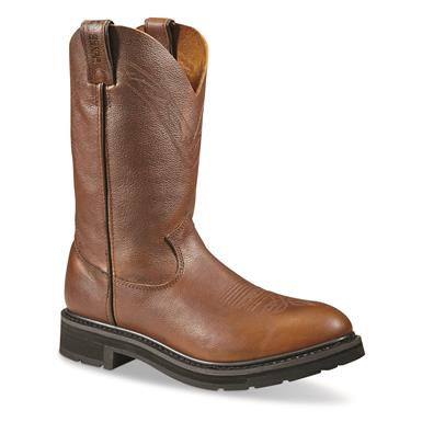 Guide Gear Men's Waterproof Round Toe Western Work Boots