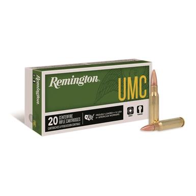 Remington UMC, .308 Winchester, MC, 150 Grain, 20 Rounds