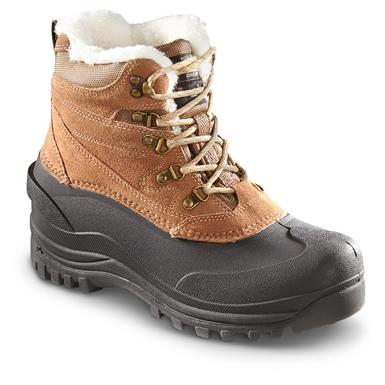 insulated lace up boots