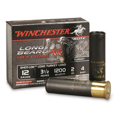 Winchester Long Beard XR Turkey, 12 Gauge, 3 1/2", 2 oz., 10 Rounds