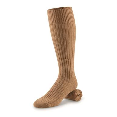 German Military Surplus Long Boot Socks, 3 Pairs, New